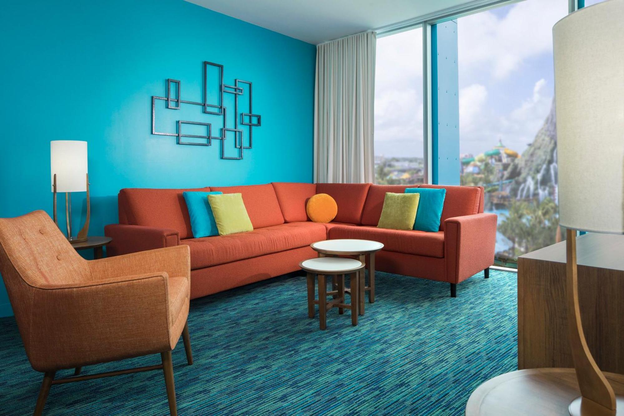 Suite de 2 dormitorios con vistas al parque acuático (incluye entrada anticipada al parque)