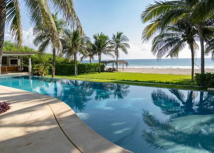 Casa Mona - Beachfront Luxury Villa - Verified Listing Puerto Escondido 